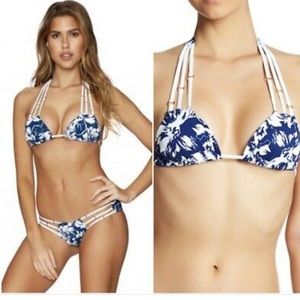 Beach bunny floral bikini size small